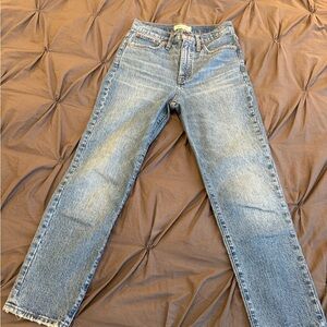 Madewell Women's Straight Leg Jeans - Blue